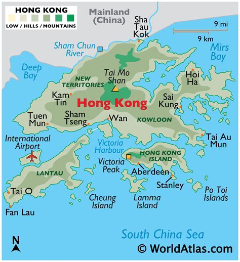 hong kong map